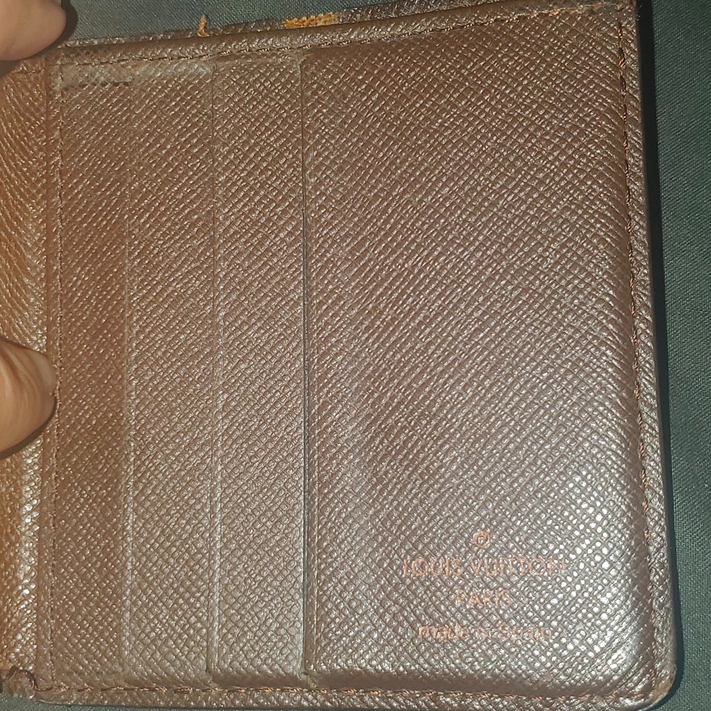Louis Vuitton Damier Brown Mens/Unisex Canvas Bi-Fold Wallet Sentential Edition - Picture 2 of 8